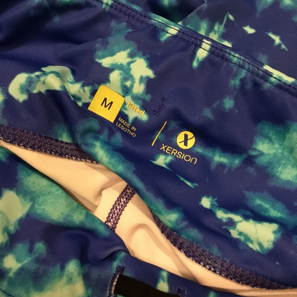 Xersion Blue Marble Cropped Leggings - Picture 7 of 9